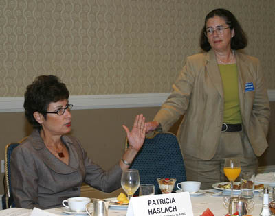 Patricia Haslach, U.S. ambassador to APEC, and Susan Corrales-Diaz, chair, CalChamber Council for International Trade
