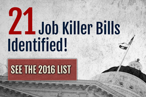 Job Killer Update: CalChamber Identifies 21st Job Killer