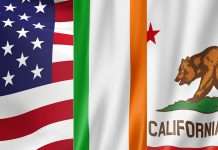 US_Ireland_California Flags