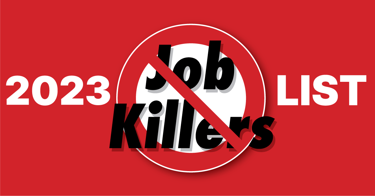 CalChamber Releases 2023 Job Killer List Advocacy California