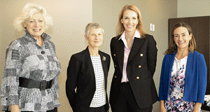 Susanne T. Stirling, Senior Vice President, International, CalChamber, Ambassador Rosemary Banks, New Zealand Ambassador to the U.S., Jennifer Barrera, President and CEO, CalChamber, and Katja Ackerly, Consul General of New Zealand-Los Angeles