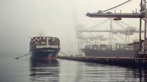 Cargo Ship-Port