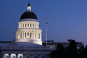 California Capitol at Dusk