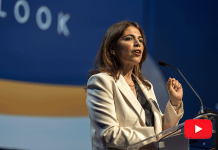 Maryam Brown address at the California Business Outlook Dinner Maryam Brown addresses the California Business Outlook Dinner