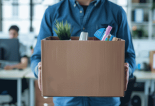 Upcoming CalChamber Webinar: Employee Discipline and Termination Employee-Holding-a-box