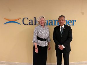 CalChamber Vice President of International Affairs, Susanne Stirling,, Consul General of the Philippines in San Francisco, Mr. Neil Frank Ferrer