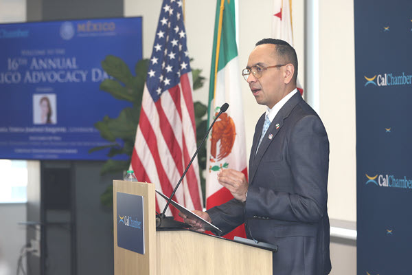 Consul General Christian Tonatiuh González Jiménez of the Consulate of Mexico in Sacramento